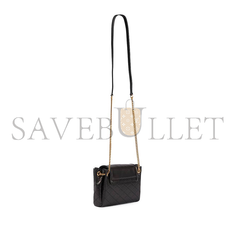 Y51 sac a bandouliere nolita mini en cuir femme de coloris noir (18*13*6cm)